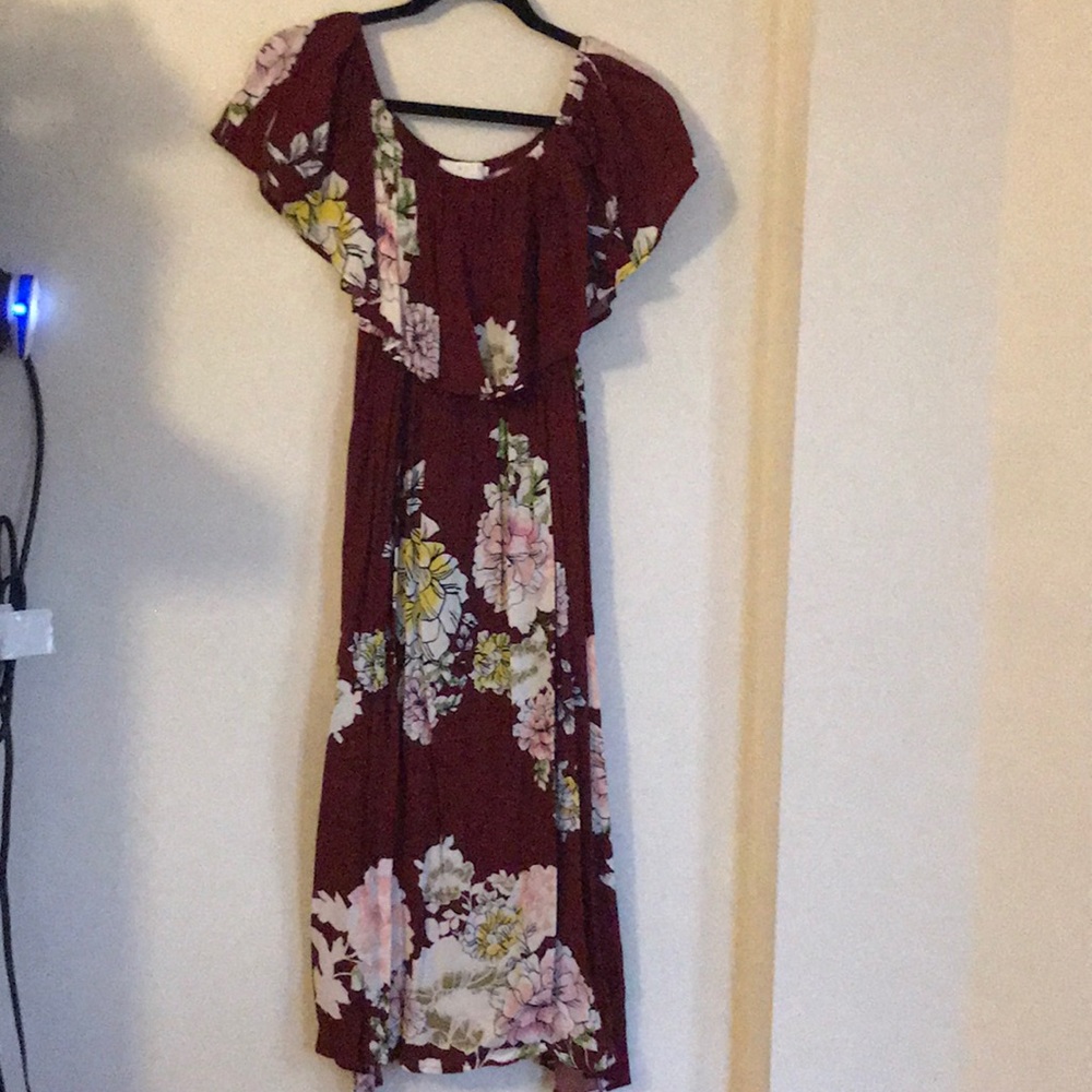 ASTR off shoulder dress